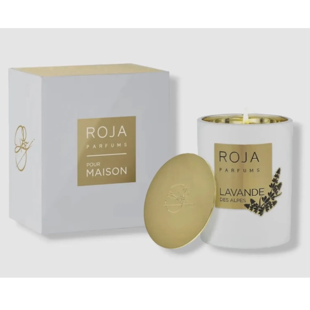 Roja Parfums White Lavande Des Alpes Candle Size 7.8 oz./ 300 g